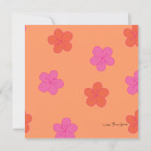 Invitation Hula Blooms (Dos)