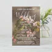 Invitation Humming Bird and Apple Blossoms Mariage (Debout devant)