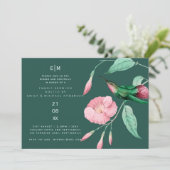 Invitation Hummingbird Floral Famille Réunion Classe amis (Debout devant)