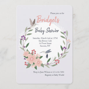 Invitation Hummingbirds