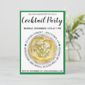 Invitation Hummus Pois Chickpeas Méditerranéen Cocktail (Debout devant)