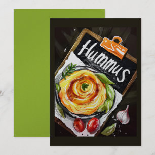 Invitation Hummus végétal biologique Recette Pois chiches Del