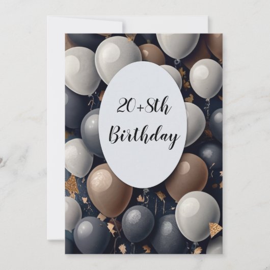 Invitation Humoristique 28ème (Devant)