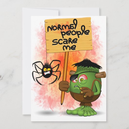 Invitation Humorous Frankenstein (Devant)