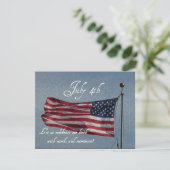 Invitation Humour d'antan du Jour de la Déclaration (Debout devant)