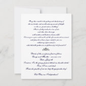 Invitation Humour d'antan du Jour de la Déclaration (Dos)