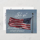 Invitation Humour d'antan du Jour de la Déclaration (Devant / Derrière)