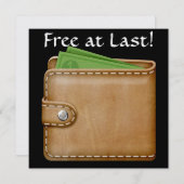 Invitation Humour de divorce - SRF (Devant / Derrière)