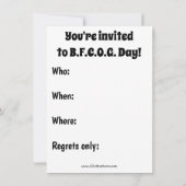 Invitation Humour de Thanksgiving "Food Coma" Dîner Invitatio (Dos)