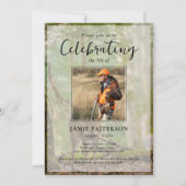 Invitation Hunter, Hunting Celebration of Life, Funeral Photo (Devant)