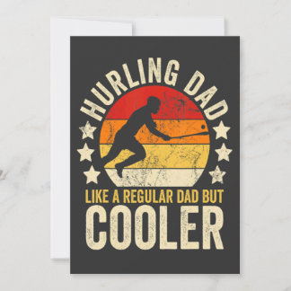 Invitation Hurling Hommes Papa Comme Un Papa Régulier Mais Pl