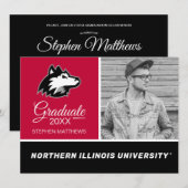 Invitation Huskies de Northern Illinois | Diplômé (Devant / Derrière)
