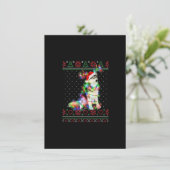 Invitation Husky Dog Ugly Sweater Christmas Puppy Dog Lover P (Debout devant)
