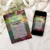 Invitation Hydrangea à Feuilles de Chêne Automnales Célébrati