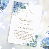 Invitation Hydrangea aquarelle | Confirmations