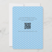 Invitation Hydrangea Bleu Grandmillennial Traditionnel (Dos)