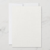 Invitation Hydrangea Elegant Blanc Rose or Floral Mariage I (Dos)