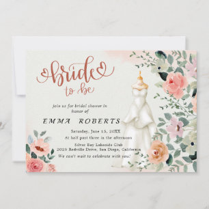 Invitation Hydrangea Élégante   Enterrement de Vie de Jeune F