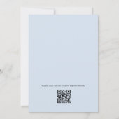 Invitation Hydrangea Eucalyptus QR Code Bridal Shower (Dos)