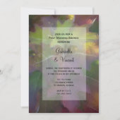 Invitation Hydrangea Feuille de Chêne d'Automne Brunch de Mar (Devant)