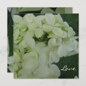 Invitation Hydrangea Love (Devant / Derrière)