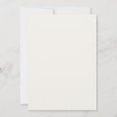 Invitation Hydrangea Lumineux Crème 2 Mariage Classique Forme (Dos)