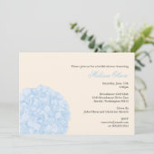 Invitation Hydrangea Shower/Party (Debout devant)