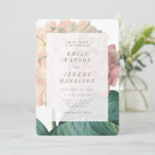 Invitation Hydrangea Vintage rose (Debout devant)