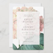 Invitation Hydrangea Vintage rose (Devant)