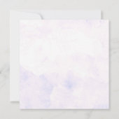 Invitation Hydrangeas 25e anniversaire de mariage argenté (Dos)