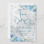 Invitation Hydrangeas Bleus (Devant)