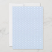Invitation Hydrangeas Bleus Fleur Vintage Baby Shower (Dos)