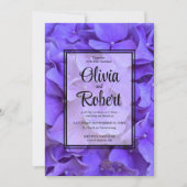 Invitation Hydrangeas Lavender lilas (Devant)
