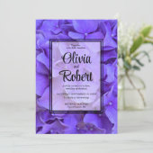 Invitation Hydrangeas Lavender lilas (Debout devant)