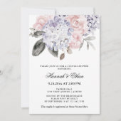 Invitation Hydrangeas vintages | Douche Couples (Devant)