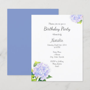 Invitation Hydrangée