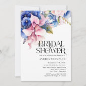 Invitation Hydrangée | Lilies Floral | FÊTE DES MARIÉES (Devant)