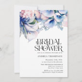 Invitation Hydrangée | Lilies Floral | FÊTE DES MARIÉES (Devant)