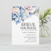 Invitation Hydrangée | Lilies Floral | FÊTE DES MARIÉES (Debout devant)