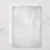 Invitation Hydrangée Rustique Floral Élégant Baby shower (Dos)