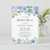 Invitation Hydrangées et Fêtes des mariées Roses (Debout devant)