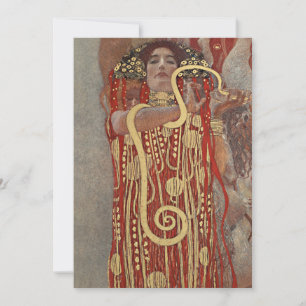 Invitation Hygieia par Gustav Klimt, Art Nouveau ancien