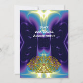 Invitation HYPER VALENTINE bleu violet (Dos)