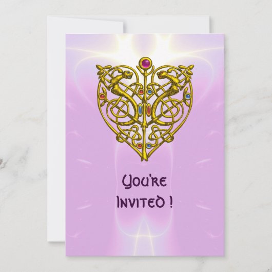 Invitation HYPER VALENTINE clair rose violet (Devant)