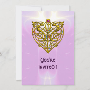 Invitation HYPER VALENTINE rose clair violet