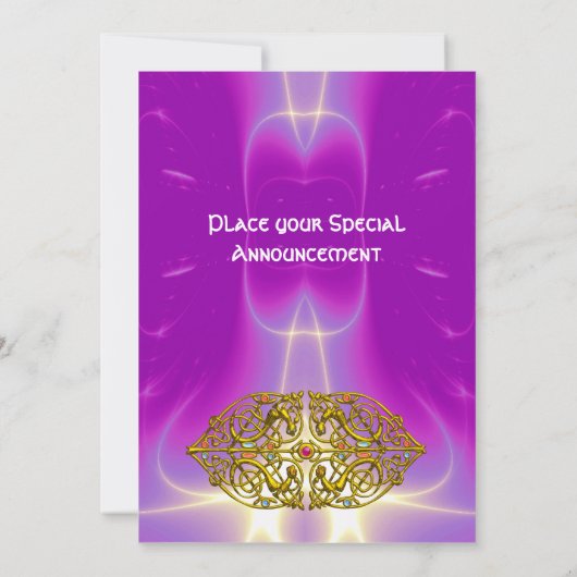 Invitation HYPER VALENTINE rose violet (Dos)