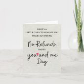Invitation I Am Yours Funny Romantic Anniversary Love Design (Devant)