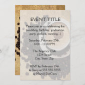 Invitation I café de coeur (Devant / Derrière)