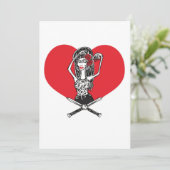 Invitation I coeur vous (Debout devant)