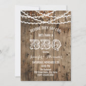 Invitation I DO BBQ Engagement Party (Devant)